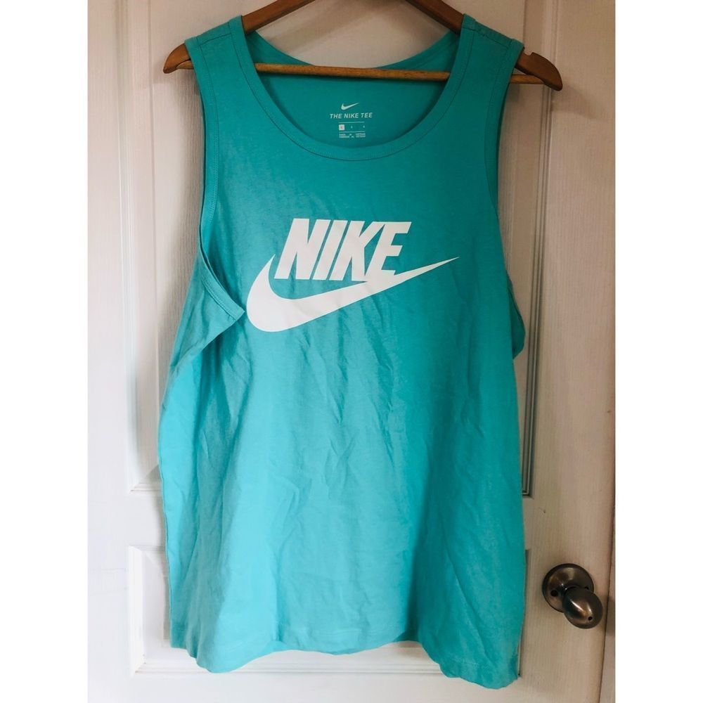NIKE SEA FOAM GREEN TANK TOP SZ L